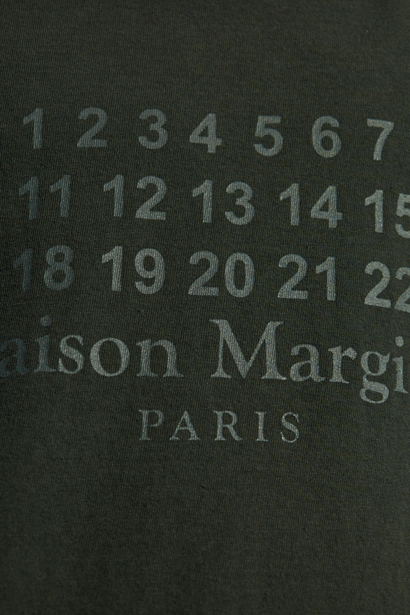 Maison Margiela T-shirt with printed logo | Men's Clothing